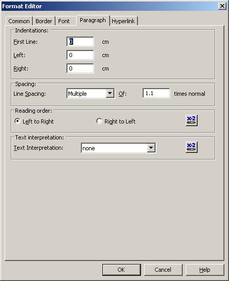 Crystal Reports Paragrpaht Formatting